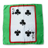 CARTA EN EL PAÑUELO - 5 de Tréboles (60X60)