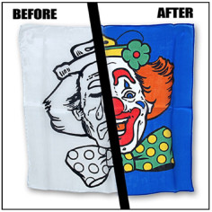 Set PAÑUELO PAYASO TRISTE / FELIZ (45x45cm) - Goshman
