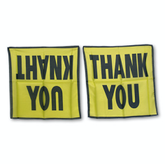 PAÑUELO MISMADE THANK YOU (45X45) - PACK 2u.